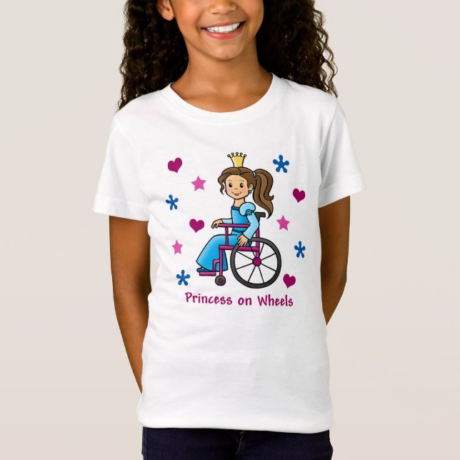 RullstolPrincess Tee Shirt (Framsida)
