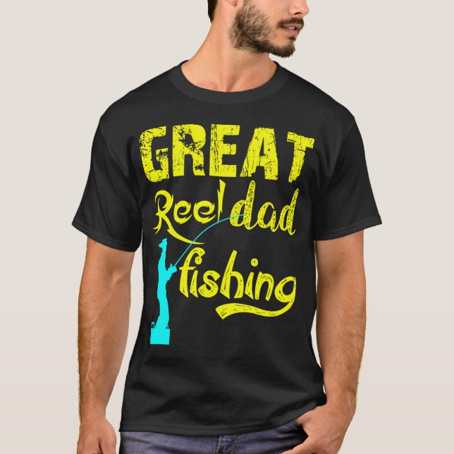 Rullstor pappafiske t shirt (Framsida)