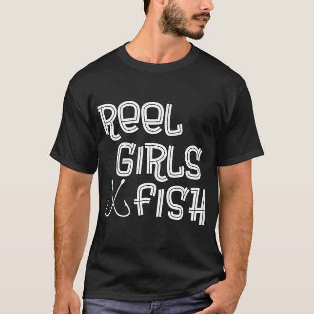 Rulltjejer Fiske T Shirt (Framsida)
