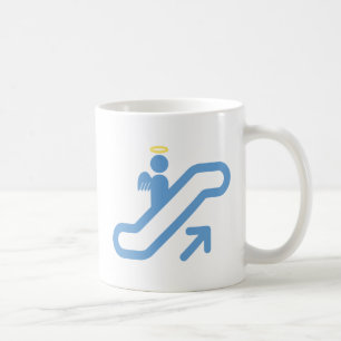 Rulltrappa ingen trappa kaffemugg