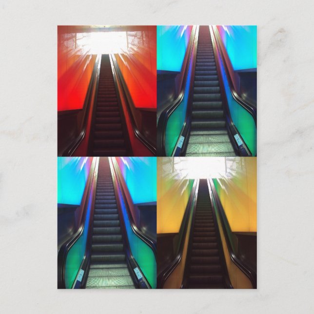 Rulltrappor vykort (Framsida)