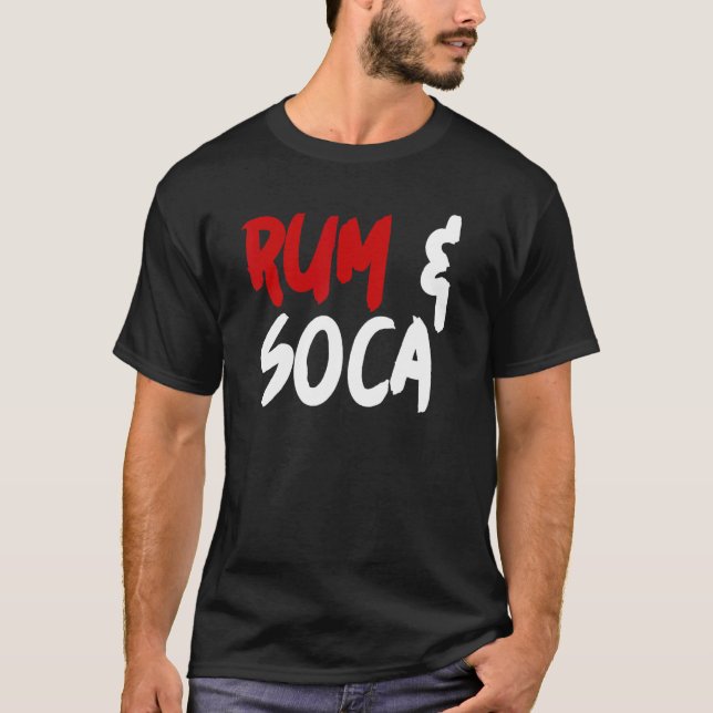 Rum and Soca T Shirt (Framsida)