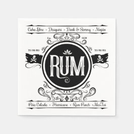 Rum Cocktail Napkin Pappersservett