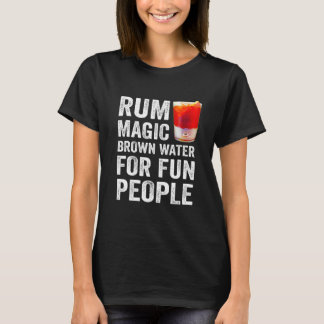 Rum Definition Magic Brown Vatten för Roligt Peopl T Shirt