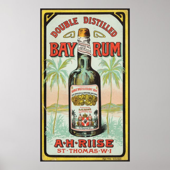 Rum Flaska Poster (Framsidan)