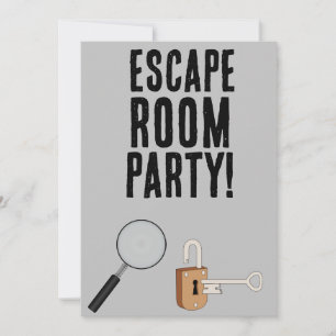 RUM FÖR RYMLIGHETSPARTY Anpassade inbjudningar