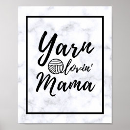 Rum för trådloving Mamma Craft Poster