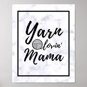 Rum för trådloving Mamma Craft Poster