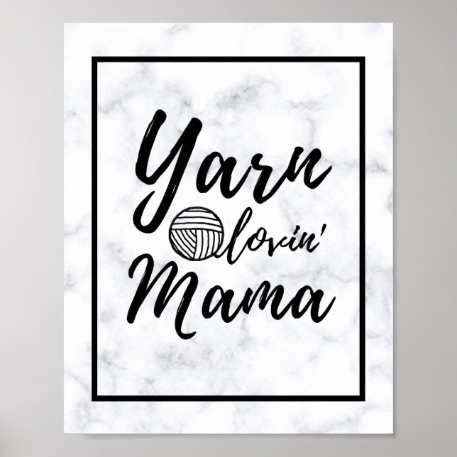 Rum för trådloving Mamma Craft Poster (Framsidan)