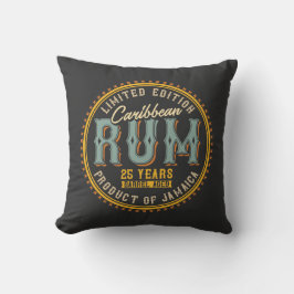 Rum för vintage-Västindien Kudde