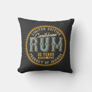 Rum för vintage-Västindien Kudde