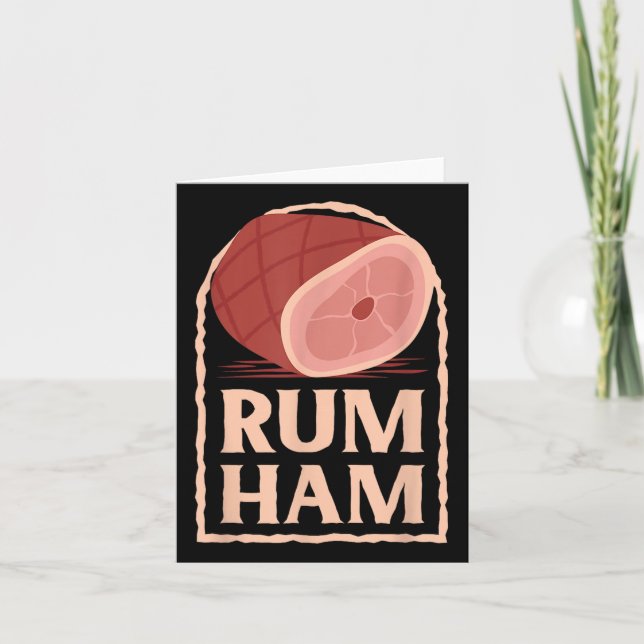 Rum Ham T I Funny Bbq S_2 Kort (Framsida)