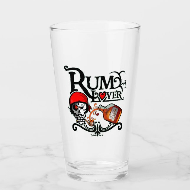 Rum lover glaskopp (Framsida)