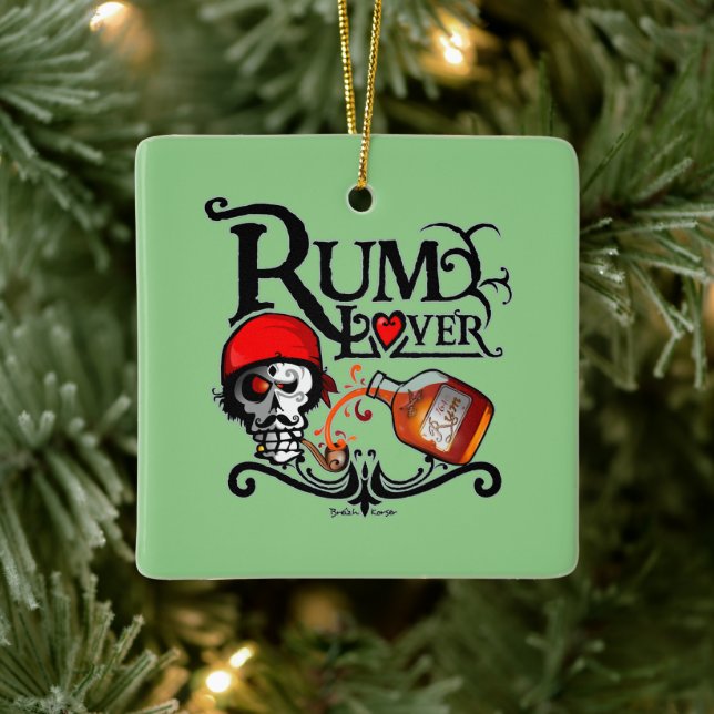 Rum lover julgransprydnad keramik (Träd)