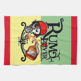 Rum lover kökshandduk