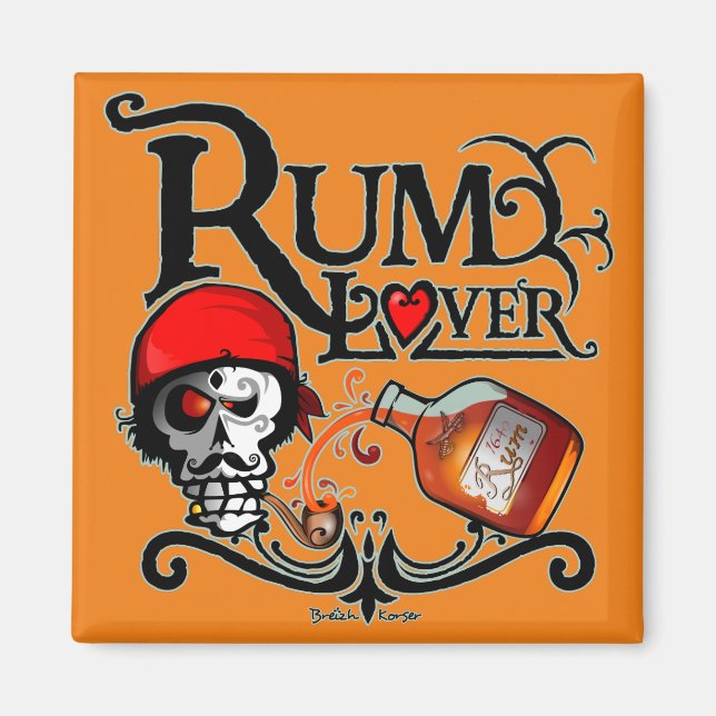 Rum lover magnet (Framsidan)