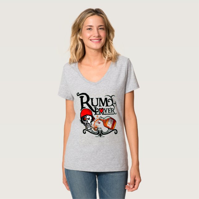 Rum lover t shirt (Hel framsida)