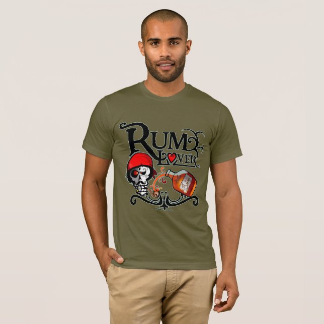 Rum lover t shirt (Hel framsida)