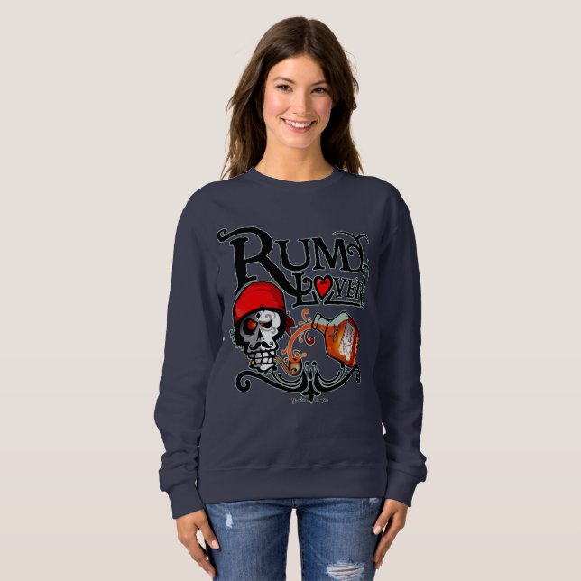 Rum lover t shirt (Hel framsida)