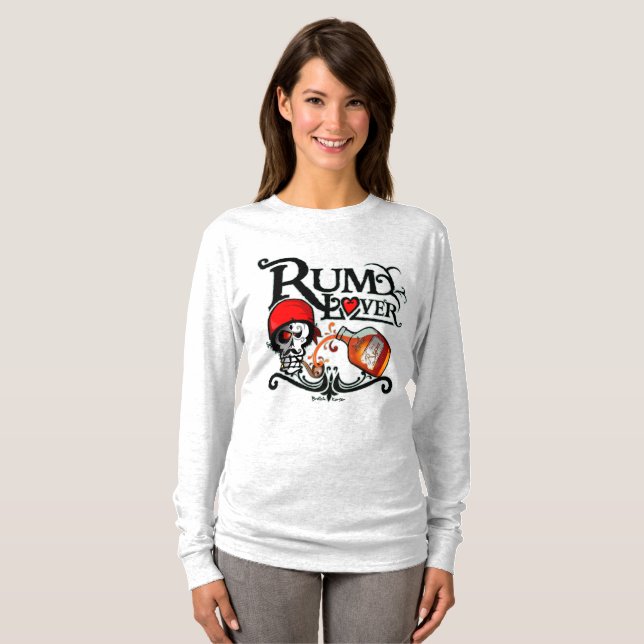 Rum lover t shirt (Hel framsida)