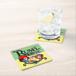 Rum lover underlägg papper kvadrat