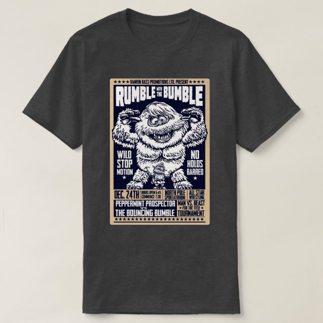 Rum med Bumblen TShirt T Shirt (Design framsida)
