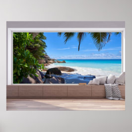 Rum med en vy. poster