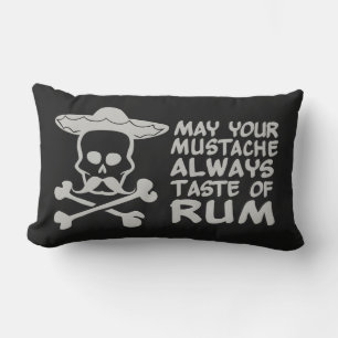Rum Mustache anpassningsbar färg dekorativ kudde