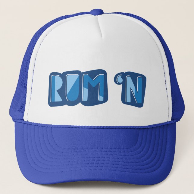 Rum 'n, England, Yorkshire Slang Hat Truckerkeps (Framsida)