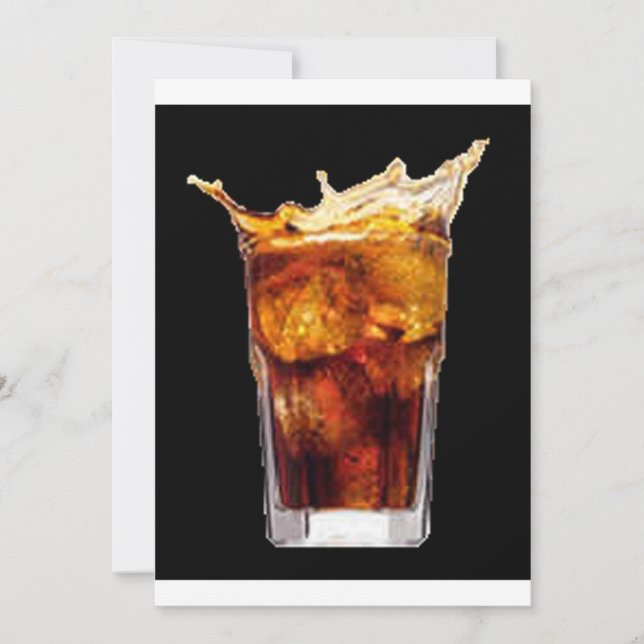 Rum- och Cola-gruppinbjudan Inbjudningar (Framsida)