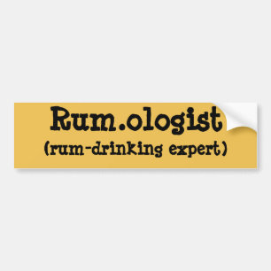 Rum.olog Bumper-etikett Bildekal