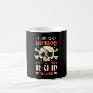 Rum Pirat bästa gåva Kaffemugg