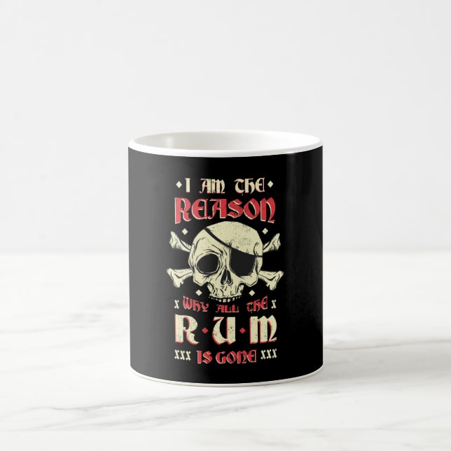 Rum Pirat Best Gift Kaffemugg (Center)