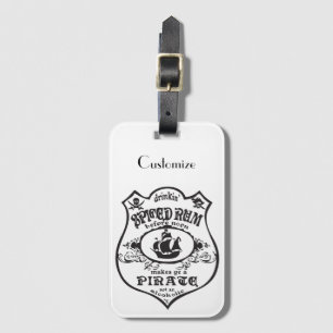 Rum Pirat Drink Thunder_Cove - spjutet Bagagebricka