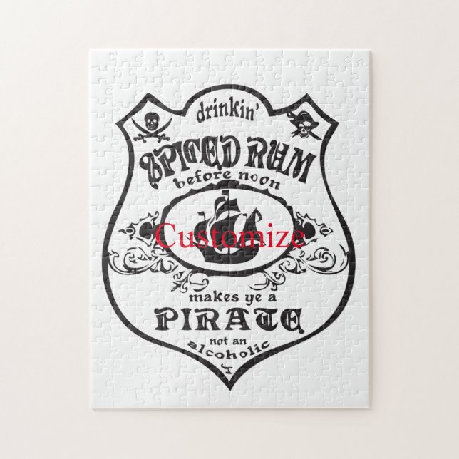 Rum Pirat Drink Thunder_Cove - spjutet Pussel (Vertikal)