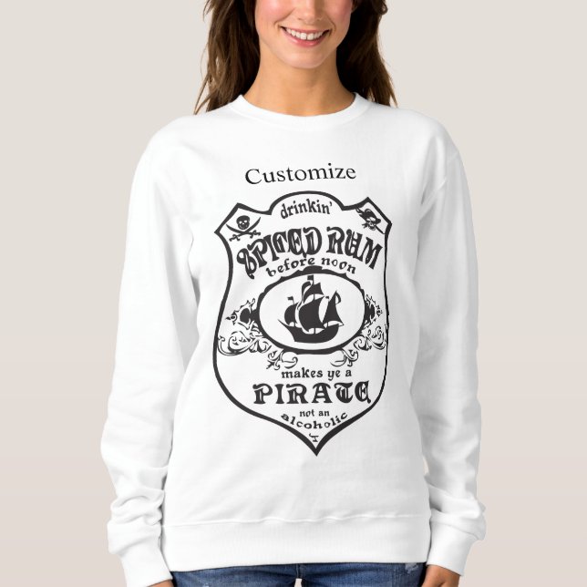 Rum Pirat Drink Thunder_Cove - spjutet T Shirt (Framsida)