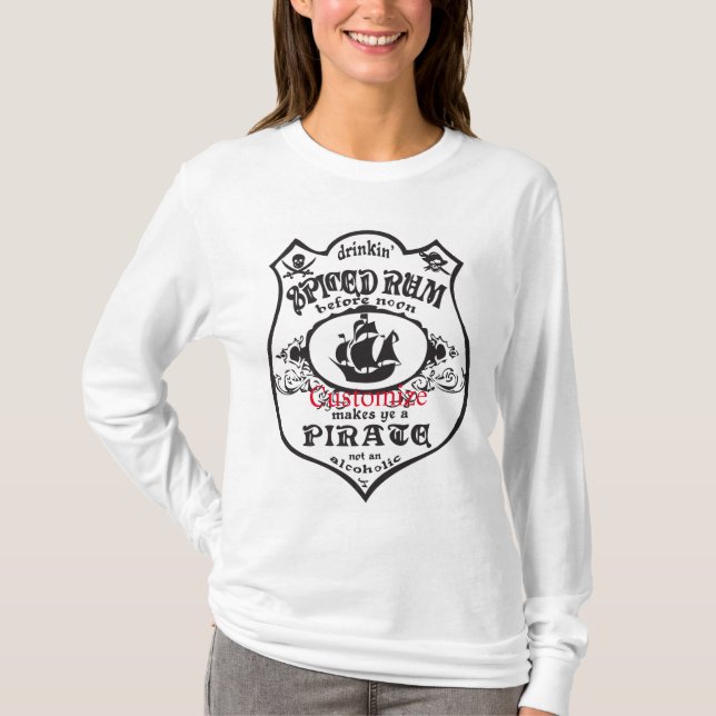 Rum Pirat Drink Thunder_Cove - spjutet   T Shirt (Framsida)