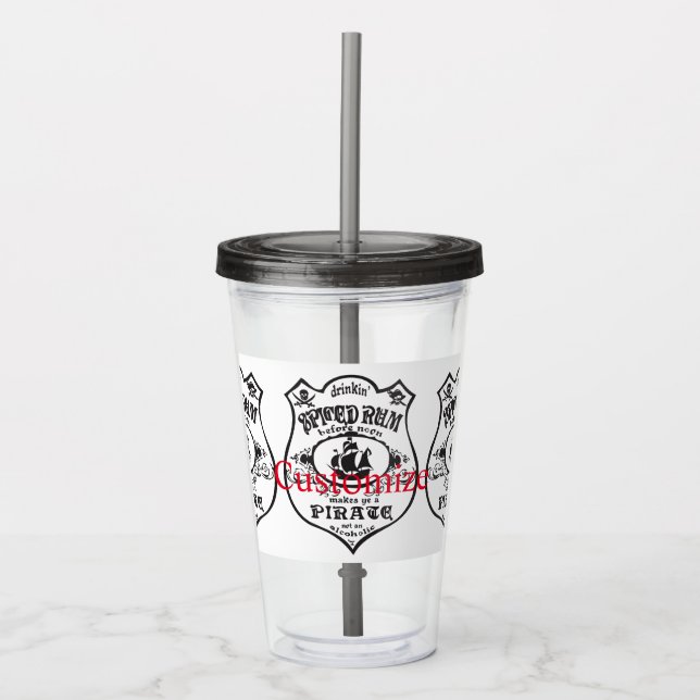 Rum Pirat Drink Thunder_Cove - spjutet Take Away Mugg (Framsida)