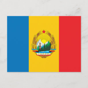 Rumänien 1965 Flagga Vykort