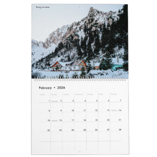 Rumänien 2024 Två stora kalender, vit Kalender