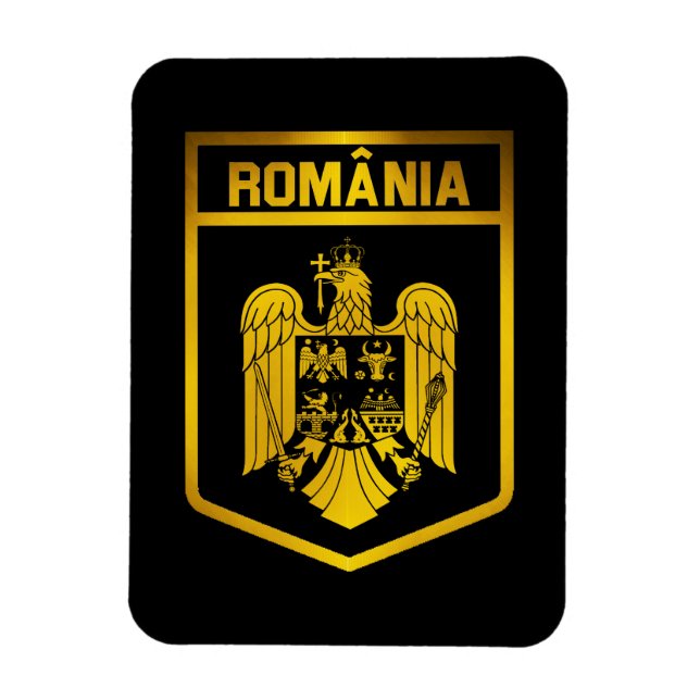 Rumänien Emblem Magnet (Vertikal)