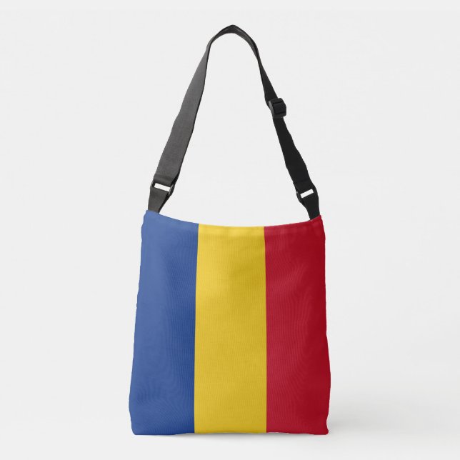 Rumänien Flagga Axelväska (Framsida)