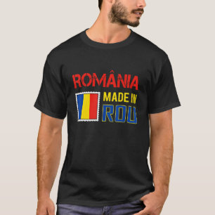 Rumänien Flagga för Rumänien rumänska T Shirt