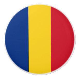 Rumänien Flagga Knopp