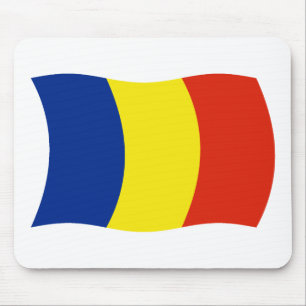 Rumänien Flagga Mousepad Musmatta