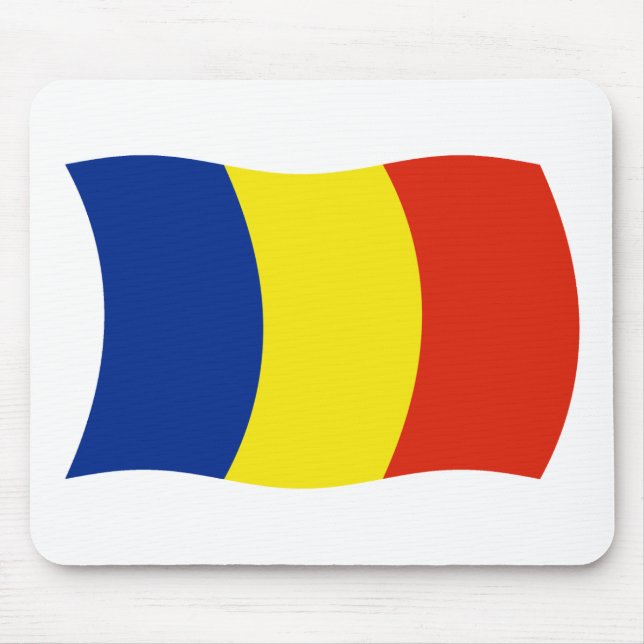 Rumänien Flagga Mousepad Musmatta (Framsidan)