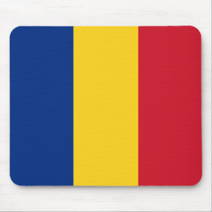 Rumänien flagga musmatta