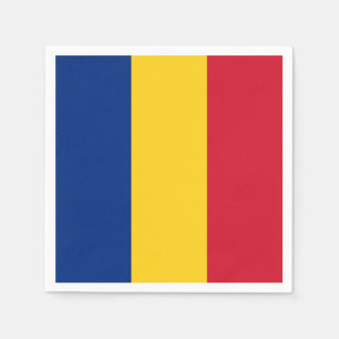 Rumänien Flagga Pappersservett