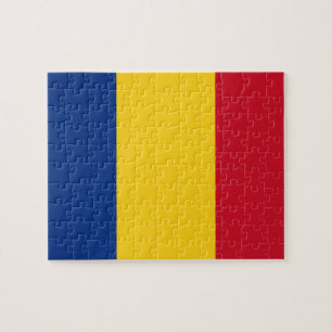 Rumänien Flagga Pussel