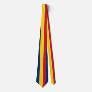 Rumänien Flagga Slips